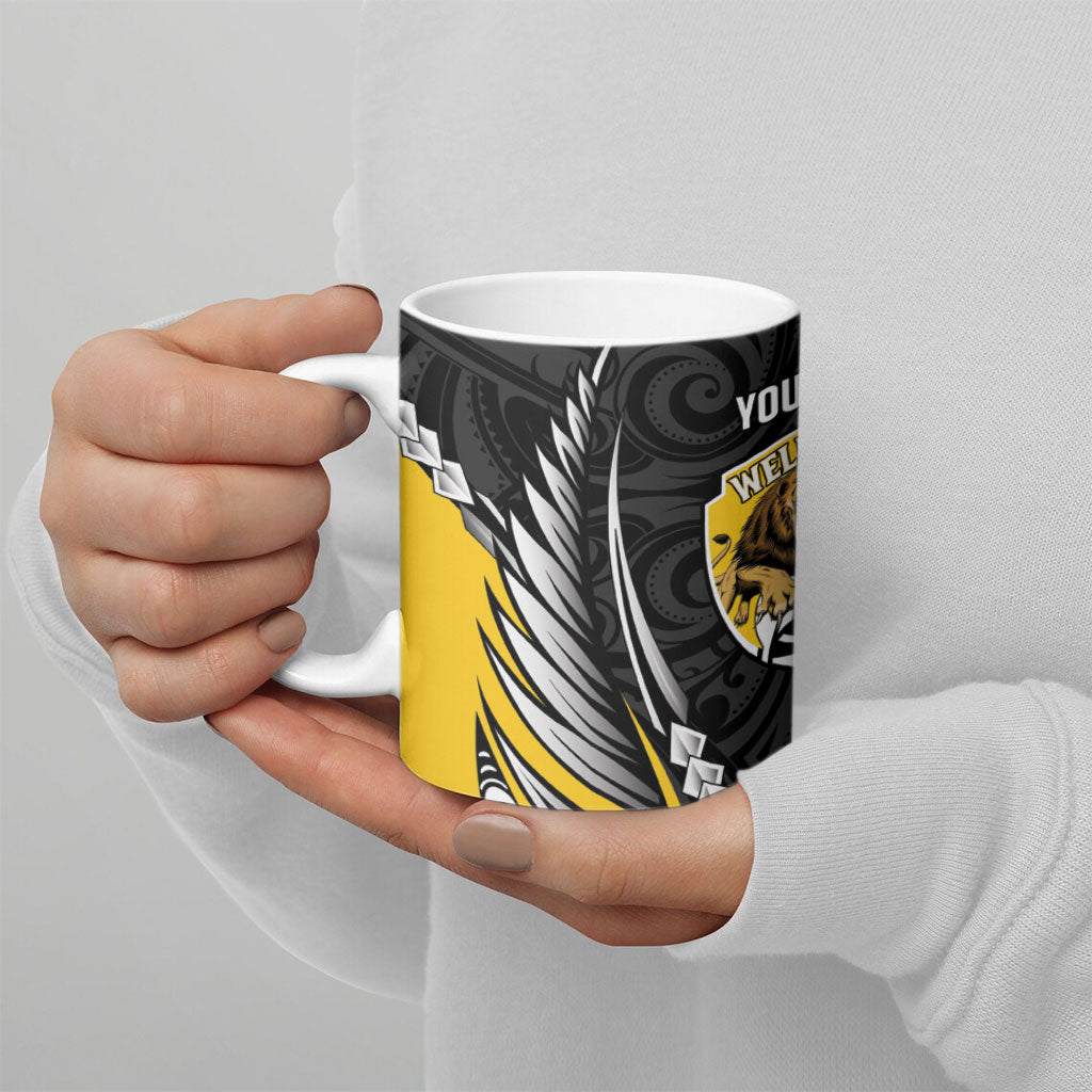Wellington 2026 Rugby Custom Ceramic Mug NZ Maori Silver Fern