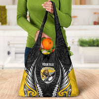 Wellington 2026 Rugby Custom Grocery Bag NZ Maori Silver Fern