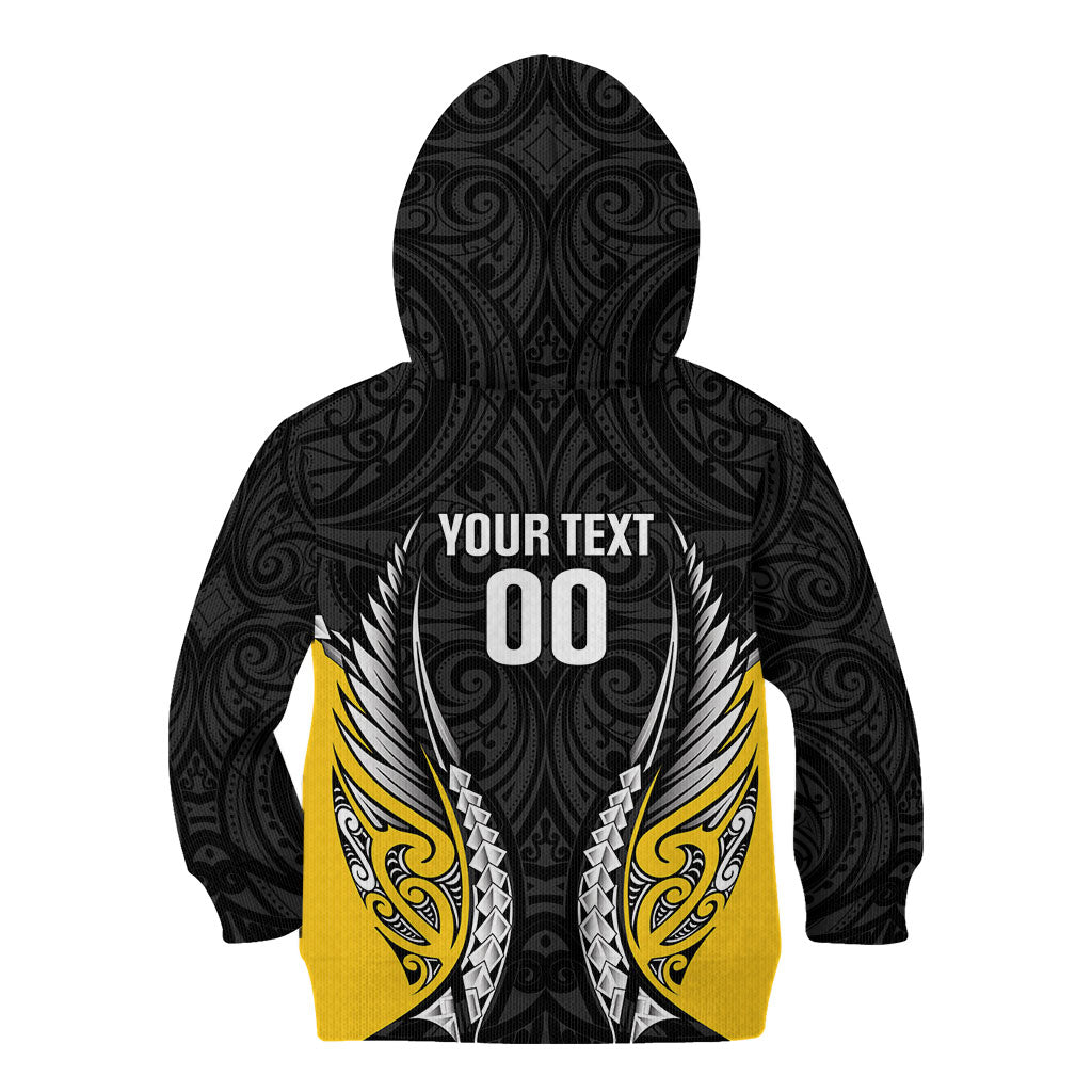 Wellington 2026 Rugby Custom Kid Hoodie NZ Maori Silver Fern