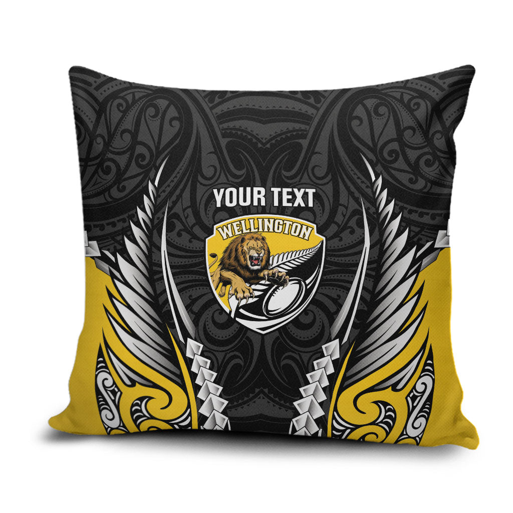 Wellington 2026 Rugby Custom Pillow Cover NZ Maori Silver Fern