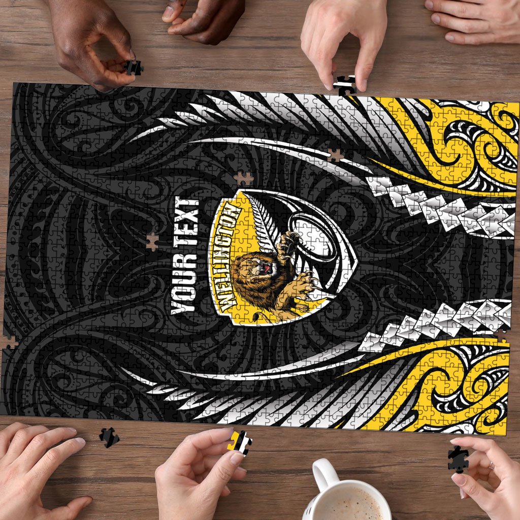 Wellington 2026 Rugby Custom Puzzle NZ Maori Silver Fern