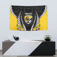 Wellington 2026 Rugby Custom Tapestry NZ Maori Silver Fern