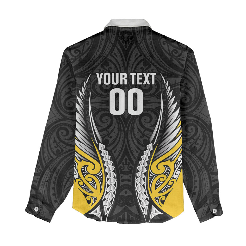 Wellington 2026 Rugby Custom Women Casual Shirt NZ Maori Silver Fern