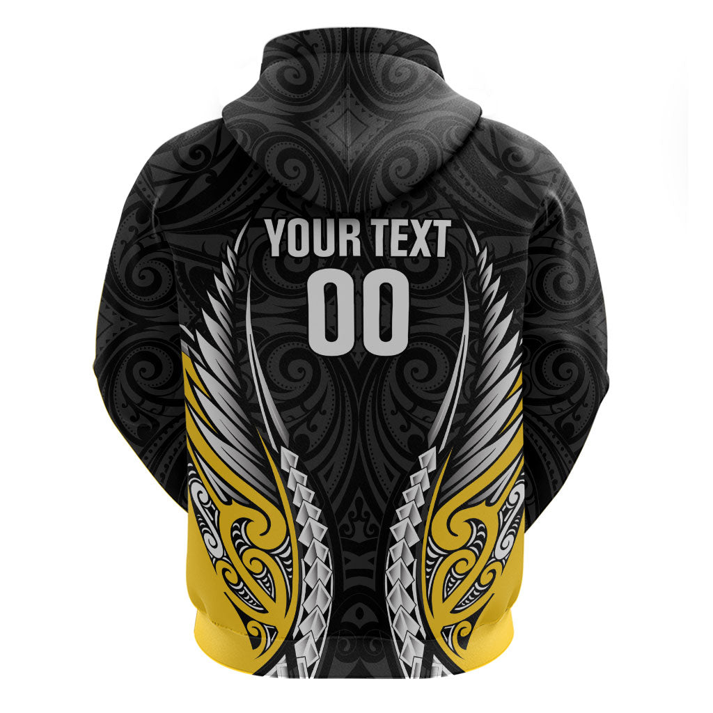 Wellington 2026 Rugby Custom Zip Hoodie NZ Maori Silver Fern