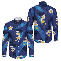 Teal Purple Banana Leaf Hawaii Family Matching Mermaid Dress and Hawaiian Shirt Lau Maia Plumeria Tropical Summer Vibes