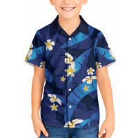 Teal Purple Banana Leaf Hawaii Hawaiian Shirt Lau Maia Plumeria Tropical Summer Vibes