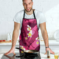 Pink Banana Leaf Hawaii Apron Lau Maia Plumeria Tropical Summer Vibes