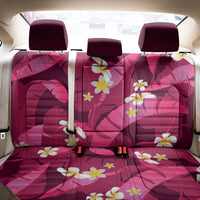 Pink Banana Leaf Hawaii Back Car Seat Cover Lau Maia Plumeria Tropical Summer Vibes
