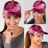 Pink Banana Leaf Hawaii Classic Cap Lau Maia Plumeria Tropical Summer Vibes
