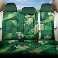 Green Banana Leaf Hawaii Back Car Seat Cover Lau Maia Plumeria Tropical Summer Vibes