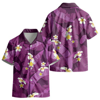 Purple Banana Leaf Hawaii Kid Hawaiian Shirt Lau Maia Plumeria Tropical Summer Vibes