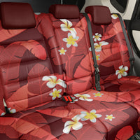 Red Banana Leaf Hawaii Back Car Seat Cover Lau Maia Plumeria Tropical Summer Vibes