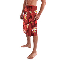 Red Banana Leaf Hawaii Lavalava Lau Maia Plumeria Tropical Summer Vibes