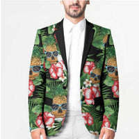 Pineapple Skull Aloha Hawaii Blazer Summer Vibes Tropical Seamless Pattern LT14 - Polynesian Pride
