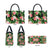 Pineapple Skull Aloha Hawaii Leather Bag Summer Vibes Tropical Seamless Pattern - Polynesian Pride
