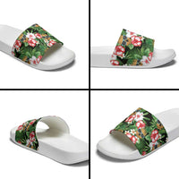 Pineapple Skull Aloha Hawaii Slide Sandals Summer Vibes Tropical Seamless Pattern LT14 - Polynesian Pride