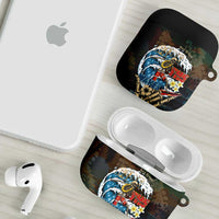 Aloha Hawaii Surfing Skull AirPods Case Shaka Skeleton Ride The Waves - Polynesian Pride