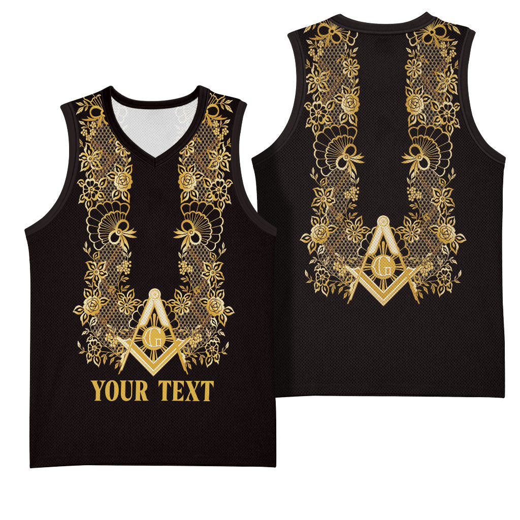 Personalised Filipino Freemasonry Basketball Jersey Masonic Barong Tagalog Inspired Ivory White LT14 - Polynesian Pride
