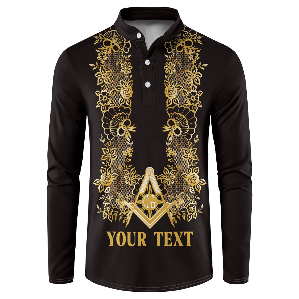 Personalised Filipino Freemasonry Button Sweatshirt Masonic Barong Tagalog Inspired Ivory White LT14 Ivory White - Polynesian Pride