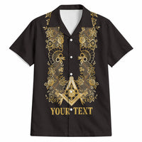 Personalised Filipino Freemasonry Hawaiian Shirt Masonic Barong Tagalog Inspired Ivory White LT14 Ivory White - Polynesian Pride