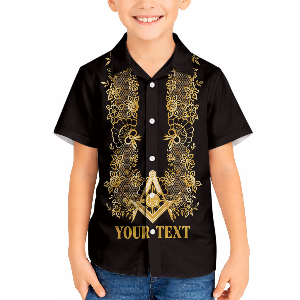 Personalised Filipino Freemasonry Hawaiian Shirt Masonic Barong Tagalog Inspired Ivory White LT14 - Polynesian Pride
