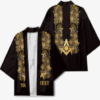 Personalised Filipino Freemasonry Kimono Masonic Barong Tagalog Inspired Ivory White LT14 - Polynesian Pride