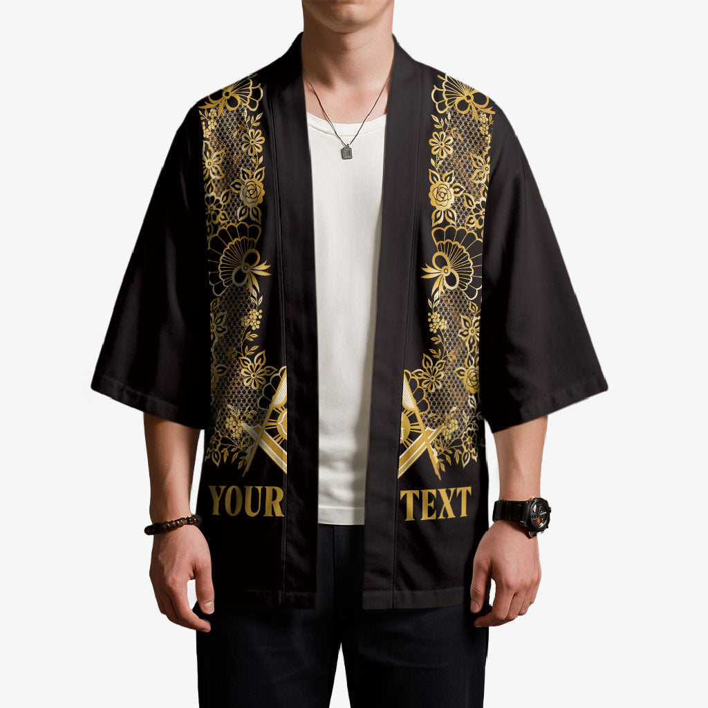 Personalised Filipino Freemasonry Kimono Masonic Barong Tagalog Inspired Ivory White LT14 - Polynesian Pride
