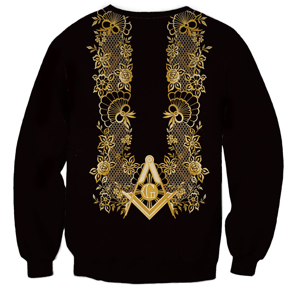 Personalised Filipino Freemasonry Sweatshirt Masonic Barong Tagalog Inspired Ivory White LT14 - Polynesian Pride
