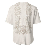Personalised Filipino Freemasonry Baseball Jersey Masonic Barong Tagalog Inspired Black LT14 - Polynesian Pride
