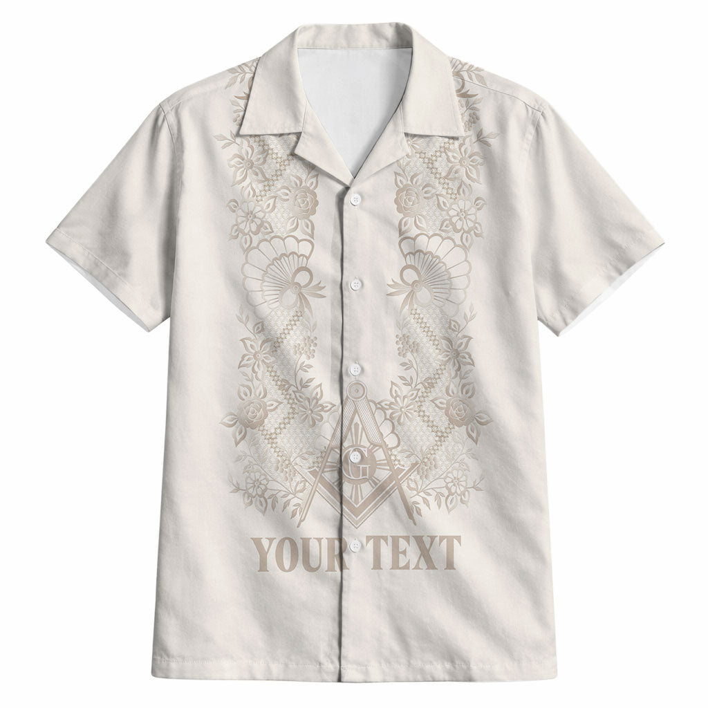 Personalised Filipino Freemasonry Hawaiian Shirt Masonic Barong Tagalog Inspired Black LT14 Black - Polynesian Pride