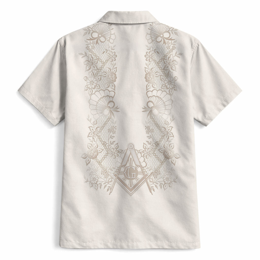 Personalised Filipino Freemasonry Hawaiian Shirt Masonic Barong Tagalog Inspired Black LT14 - Polynesian Pride