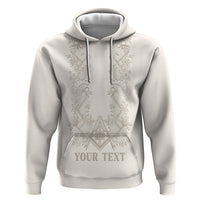 Personalised Filipino Freemasonry Hoodie Masonic Barong Tagalog Inspired Black LT14 Pullover Hoodie Black - Polynesian Pride
