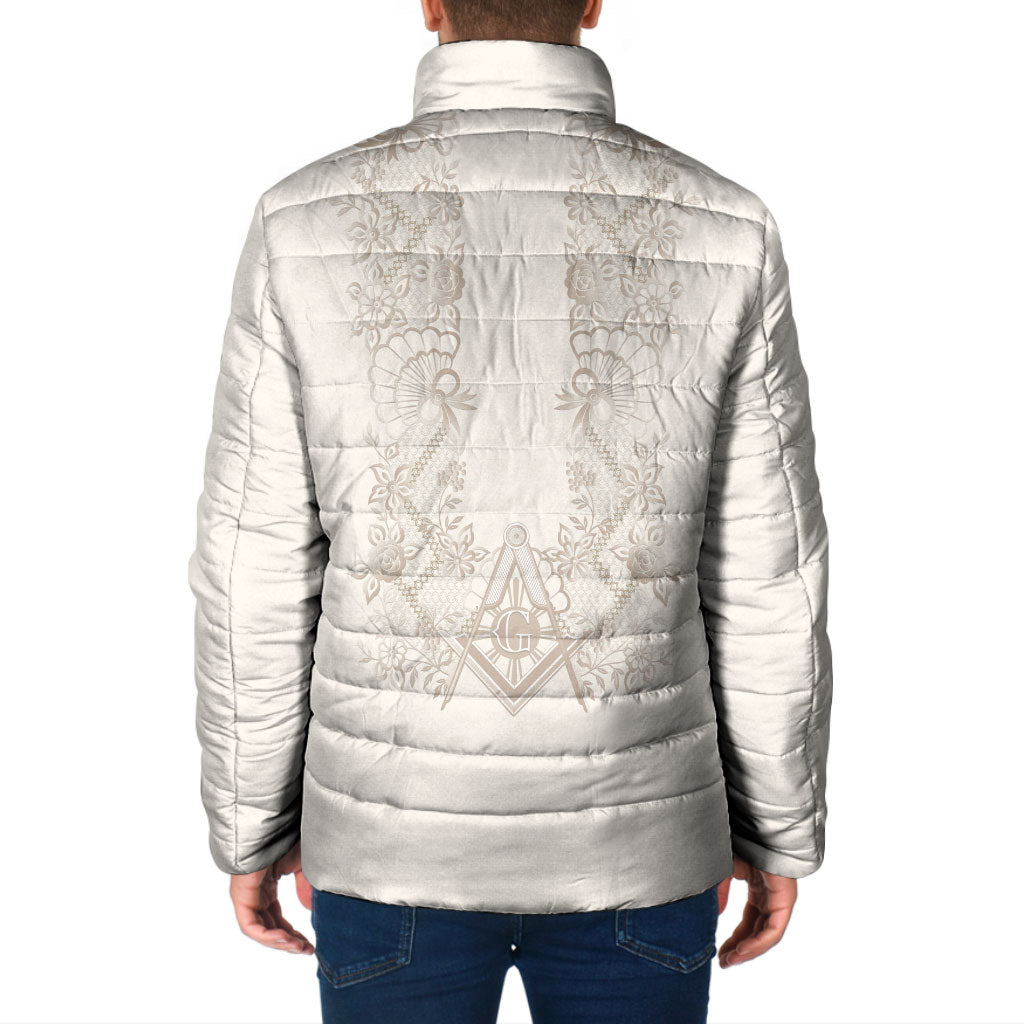 Personalised Filipino Freemasonry Padded Jacket Masonic Barong Tagalog Inspired Black LT14 - Polynesian Pride
