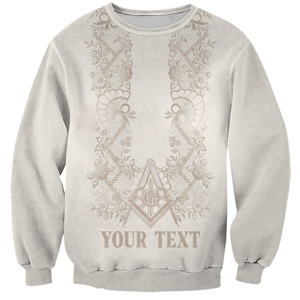 Personalised Filipino Freemasonry Sweatshirt Masonic Barong Tagalog Inspired Black LT14 Unisex Black - Polynesian Pride
