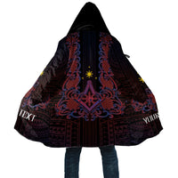 Personalised Philippines Barong Tagalog Freemasonry Cloak Filipino Masonic Polynesian Pattern LT14 Unisex Black - Polynesian Pride