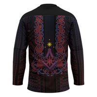 Personalised Philippines Barong Tagalog Freemasonry Hockey Jersey Filipino Masonic Polynesian Pattern LT14 - Polynesian Pride