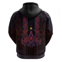 Personalised Philippines Barong Tagalog Freemasonry Zip Hoodie Filipino Masonic Polynesian Pattern LT14 - Polynesian Pride