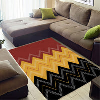 Kaokao Maori Tukutuku Inspired New Zealand Area Rug LT14 - Polynesian Pride