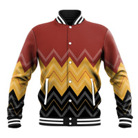 Kaokao Maori Tukutuku Inspired New Zealand Baseball Jacket LT14 Unisex Multicolor - Polynesian Pride