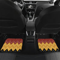 Kaokao Maori Tukutuku Inspired New Zealand Car Mats LT14 Set 2pcs - Back Multicolor - Polynesian Pride