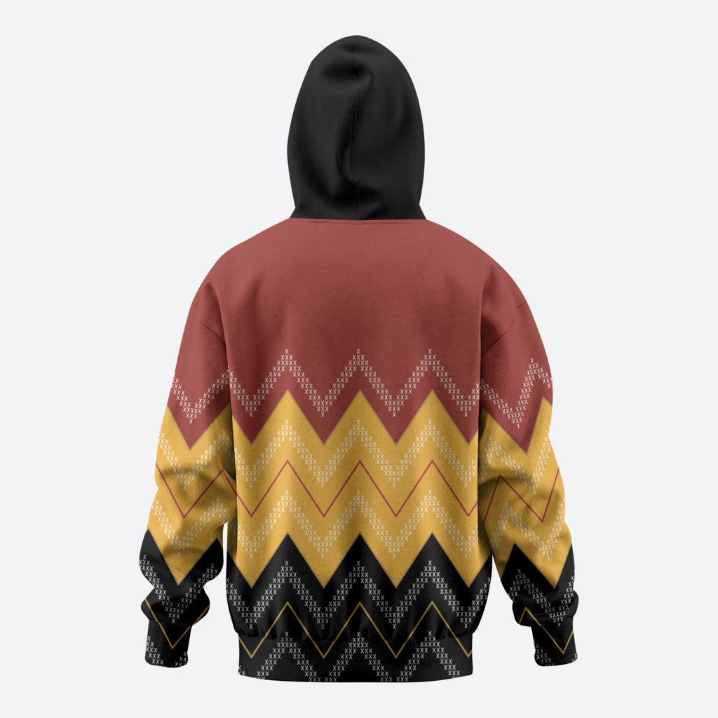 Kaokao Maori Tukutuku Inspired New Zealand Hoodie LT14 - Polynesian Pride