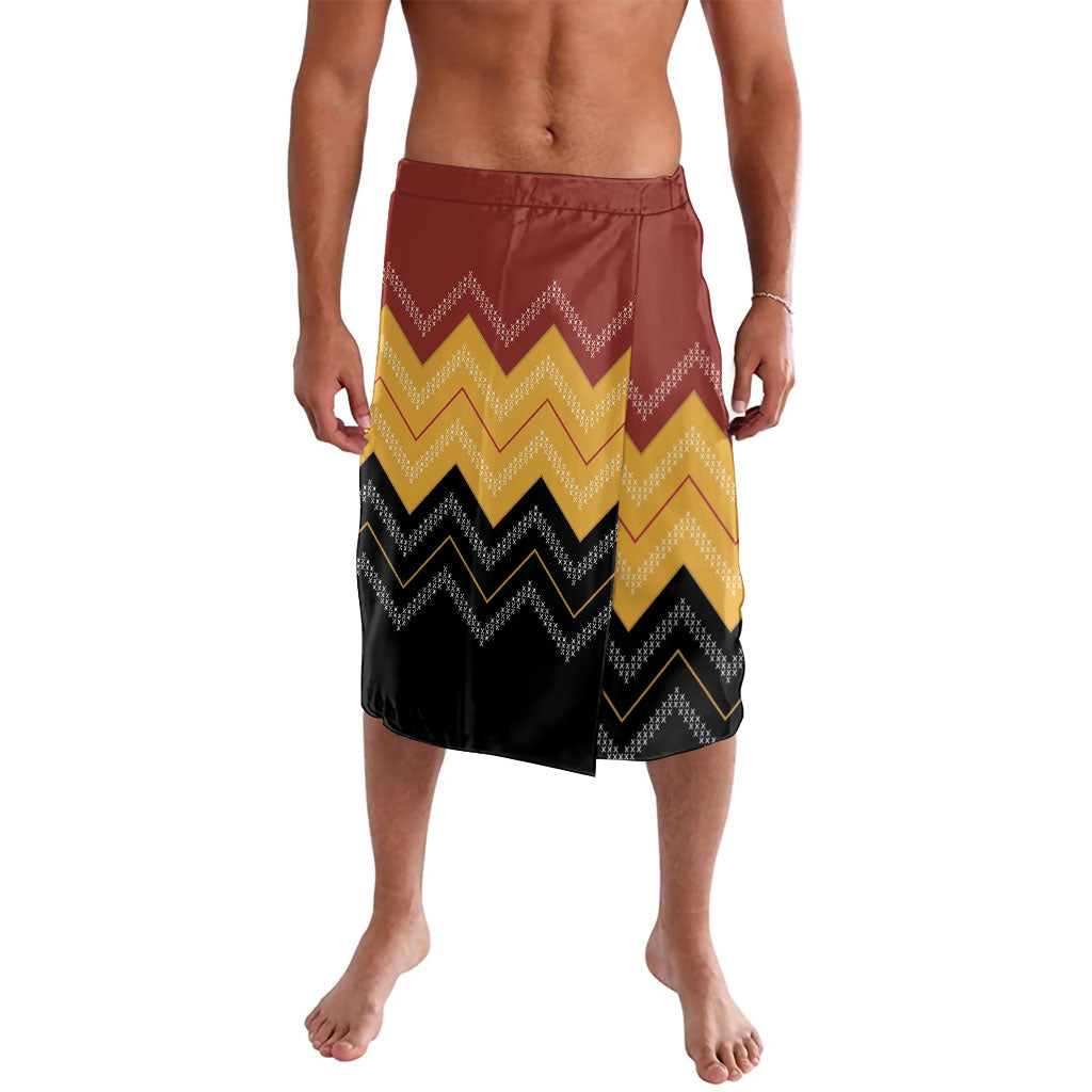 Kaokao Maori Tukutuku Inspired New Zealand Lavalava LT14 Multicolor - Polynesian Pride