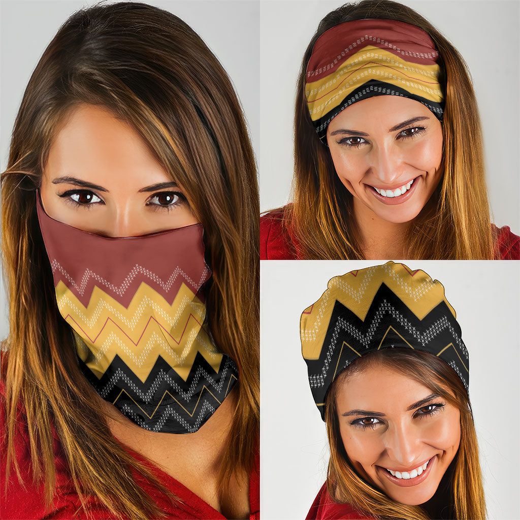 Kaokao Maori Tukutuku Inspired New Zealand Neck Gaiter LT14 - Polynesian Pride