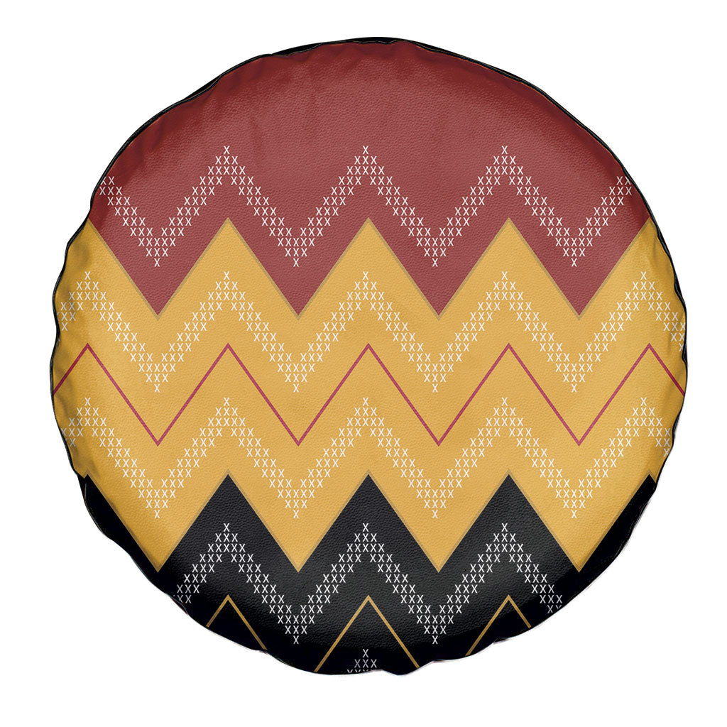 Kaokao Maori Tukutuku Inspired New Zealand Spare Tire Cover LT14 - Polynesian Pride