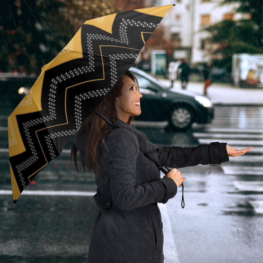 Kaokao Maori Tukutuku Inspired New Zealand Umbrella LT14 - Polynesian Pride