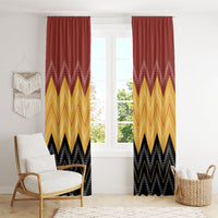 Kaokao Maori Tukutuku Inspired New Zealand Window Curtain LT14 - Polynesian Pride