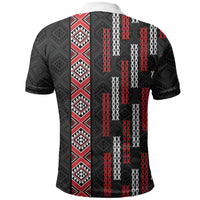 Roimata Toroa Maori Taniko Inspired New Zealand Polo Shirt LT14 - Polynesian Pride