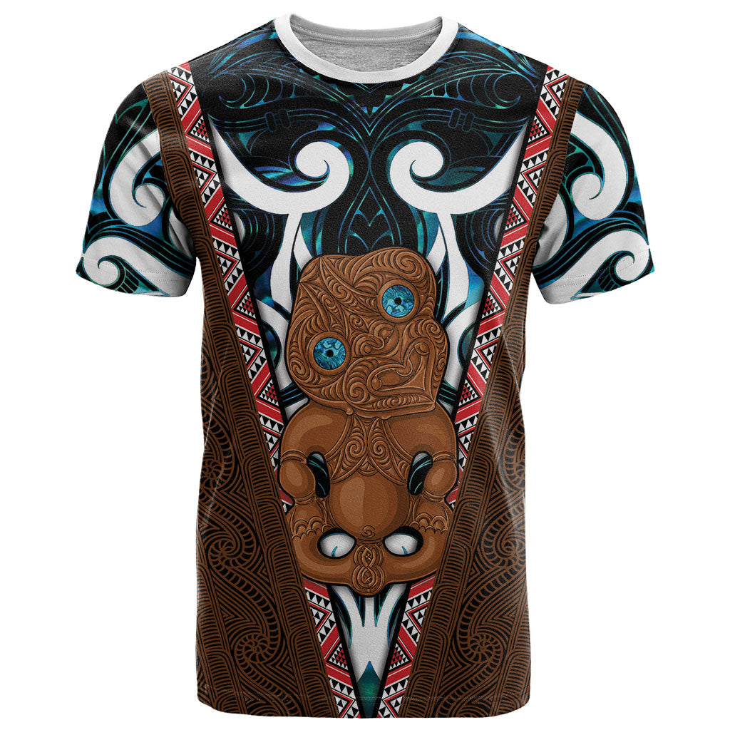 New Zealand Whakairo T Shirt Tiki Maori Carving Taniko Motifs LT14 Multicolor - Polynesian Pride