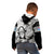 Fiji Tapa Rugby Kid Hoodie Flying Fijian 2023 World Cup With Dabbing Ball LT14 - Polynesian Pride