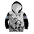 Custom Fiji Tapa Rugby Kid Hoodie Flying Fijian 2023 World Cup With Dabbing Ball LT14 - Polynesian Pride